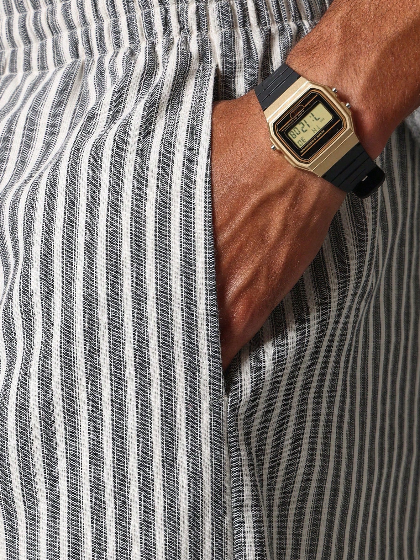 Liam - Pantalon skateur décontracté à rayures – Image 4