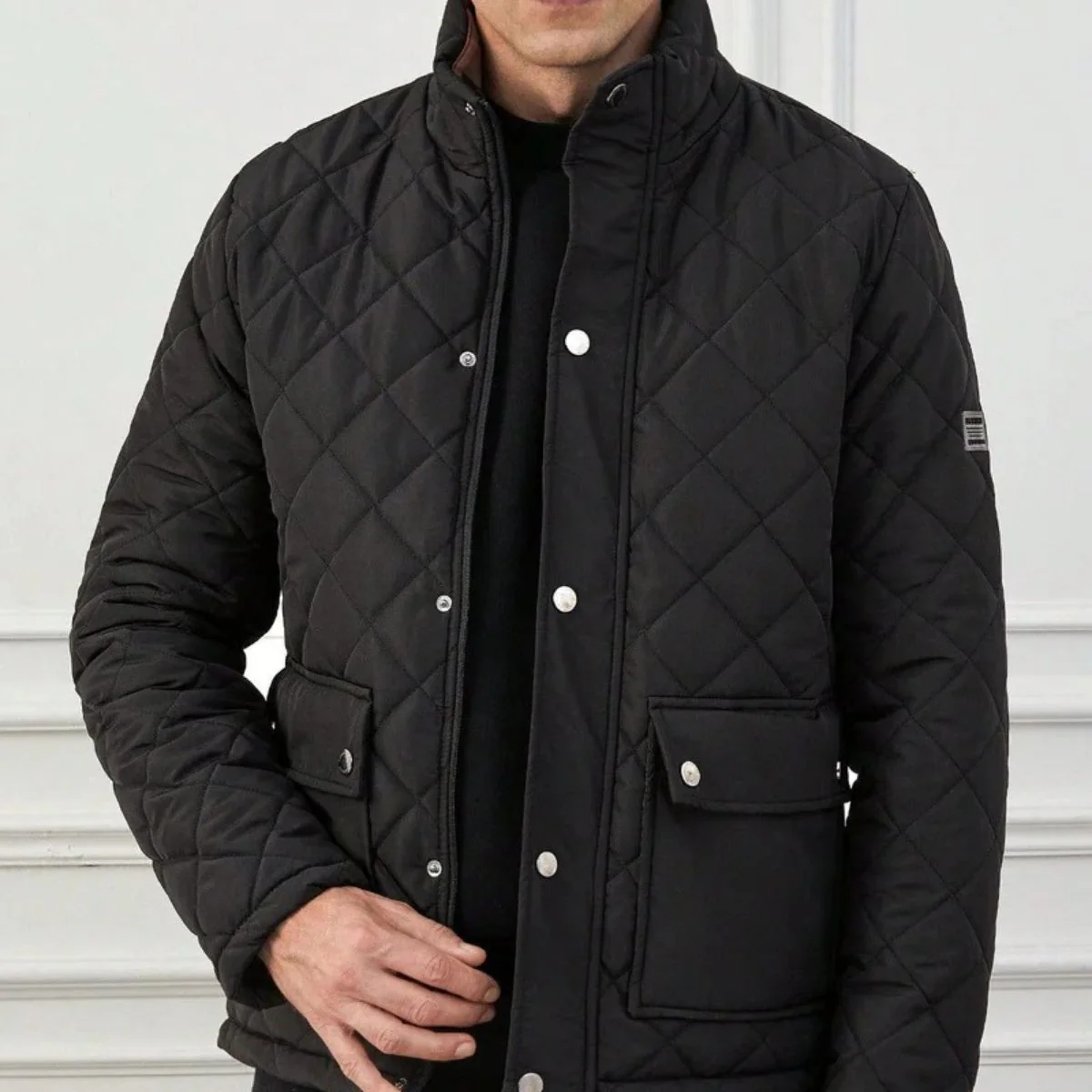 Le Chester – Veste Matelassée Noire – Manteau de Champ Héritage pour Homme – Image 6