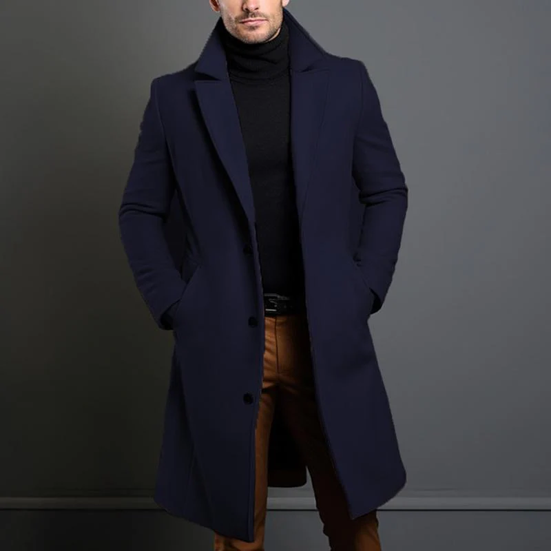 Manteau en laine camel pour hommes | Style Old Money & Hiver de Luxe Discret – Image 6