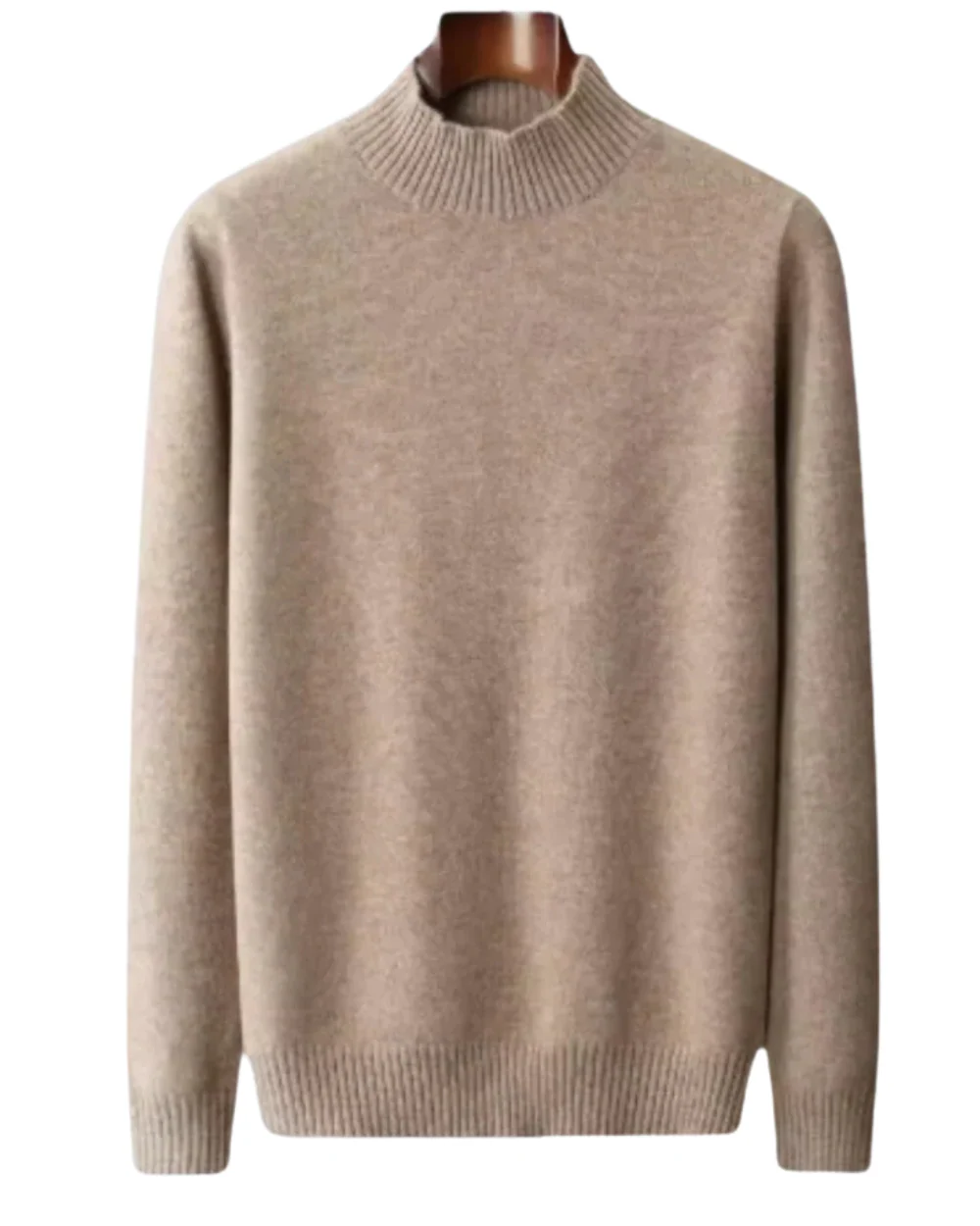 Mercurius Half Turtleneck Jumper In Wool (Pull à col roulé en laine) – Image 4