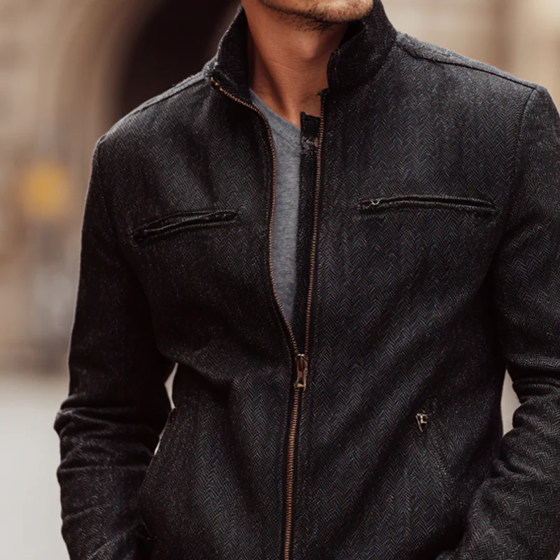 Veste rétro vintage pour hommes – Manteau intemporel dans le style Old Money & Quiet Luxury – Image 4