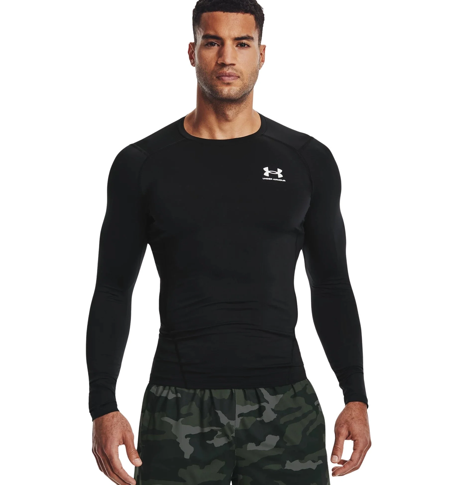 Chandail à manches longues pour hommes HeatGear® - Under Armour – Image 2